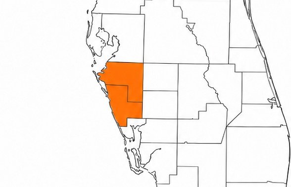 Sarasota Manatee County Map