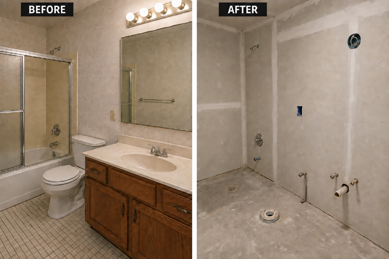 Bathroom Demo